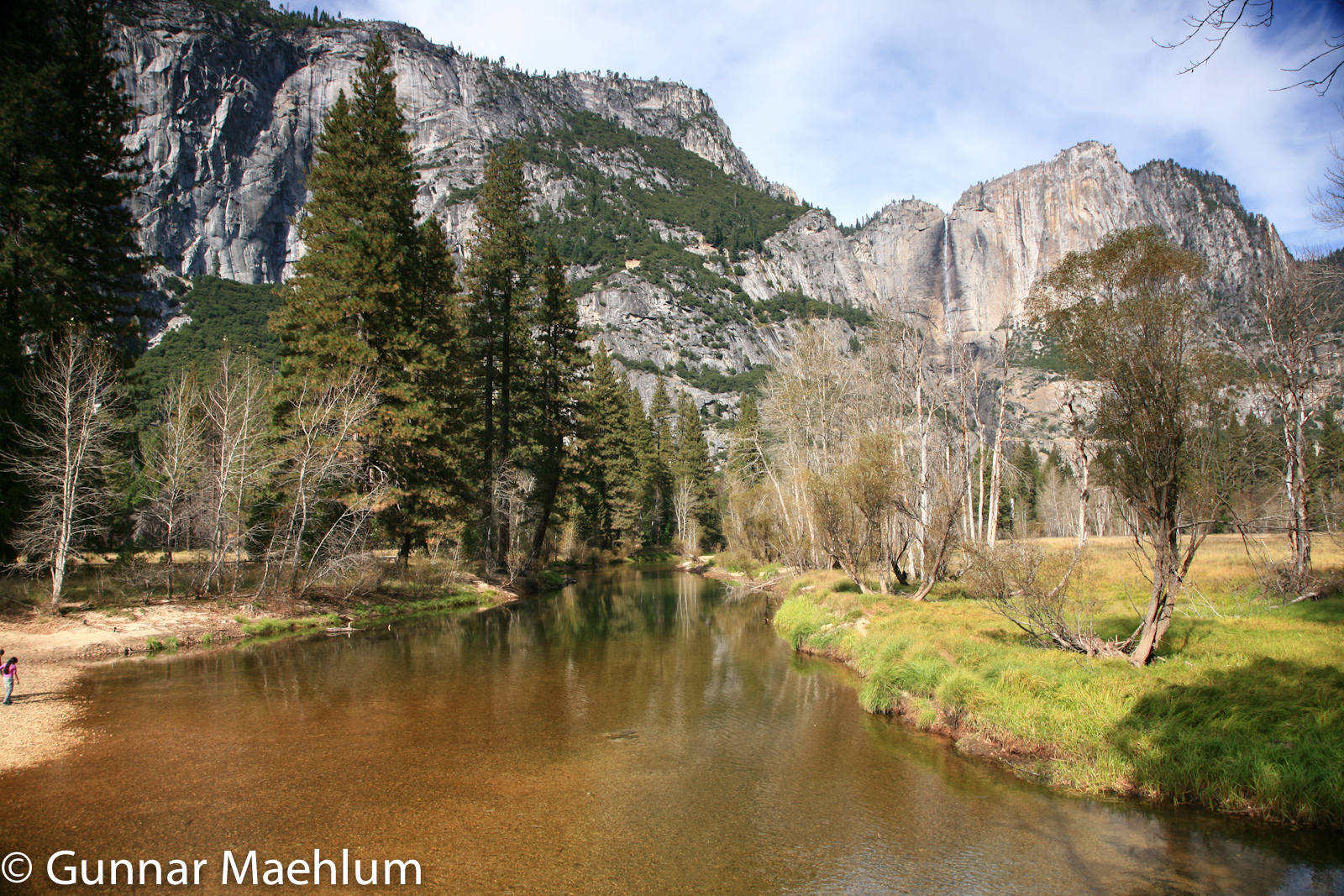 Merced River and Yosemite Falls